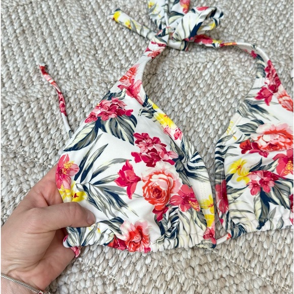 Abercrombie and Fitch Tropical Two Piece Bikini Women’s Large-top M-bottoms - Picture 2 of 5